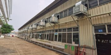 面積大、人少的廠房車間降溫，可以用環保空調這樣降溫！