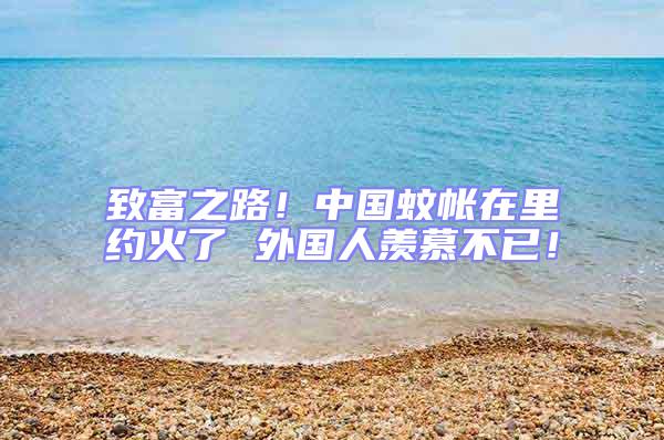 致富之路！中國蚊帳在里約火了 外國人羨慕不已！