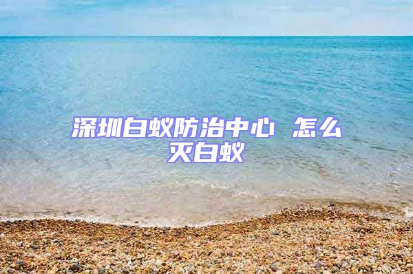 深圳白蟻防治中心 怎么滅白蟻