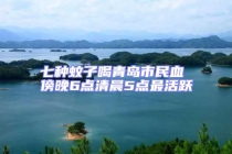 七種蚊子喝青島市民血 傍晚6點清晨5點最活躍