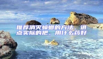 推薦消滅蟑螂的方法，講點(diǎn)實際的把，用什么藥好