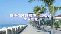 夏季蟲害知多少，滅蟲公司來幫忙