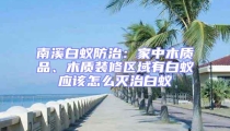 南溪白蟻防治：家中木質(zhì)品、木質(zhì)裝修區(qū)域有白蟻應(yīng)該怎么滅治白蟻